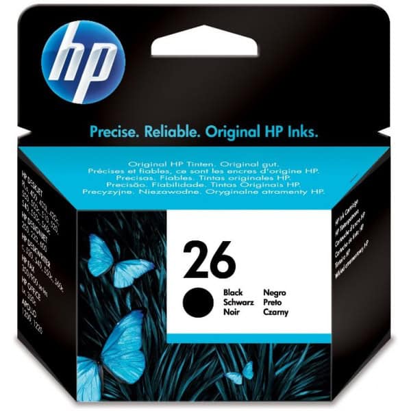 No. 26 Ink Cartridge Black - 40ml