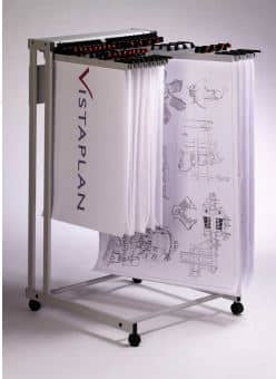Vistaplan Mobile Display Trolley Carrier (1380 x 760 x 820mm)