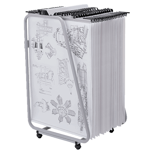 Vistaplan Front Loading Mobile Trolley Carrier (1380 x 670 x 830mm)