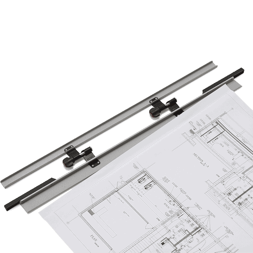 Vistaplan Drawing Hanger A0CAD with handle - Paper clamp length 925mm sold per single item - Image 2