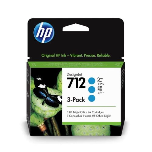 No. 712 Cyan DesignJet Ink Cartridge - 29ml 3-pack