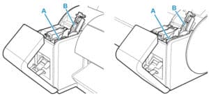inside of the ink tank cover