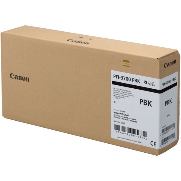 PFI-3700 Photo Black (PBK) - 700ml Ink Tank