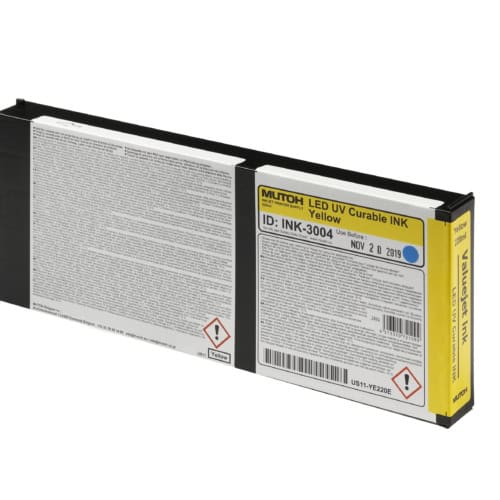 Mutoh Yellow Flexible Ink Cassette 220ml - US-11-YE