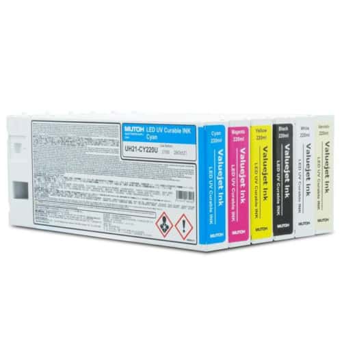 Mutoh Black Rigid Ink Cassette 220ml - UH-21-BK