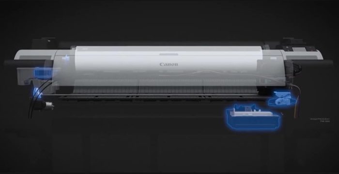 Inside a Canon A1 Printer